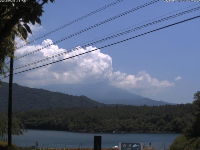 西湖からの富士山