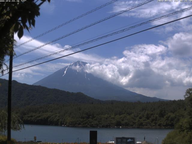 西湖からの富士山