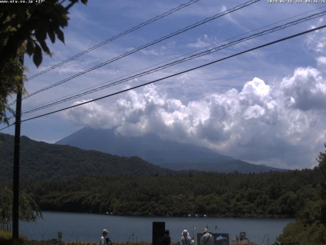 西湖からの富士山