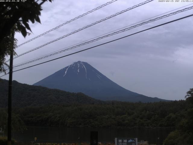 西湖からの富士山