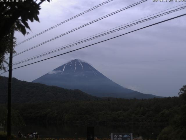 西湖からの富士山