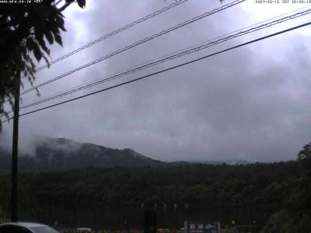 西湖からの富士山