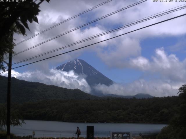 西湖からの富士山