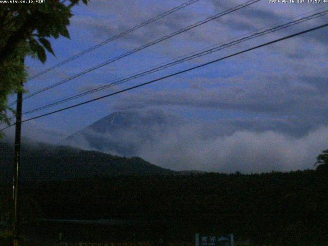 西湖からの富士山