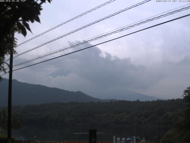 西湖からの富士山