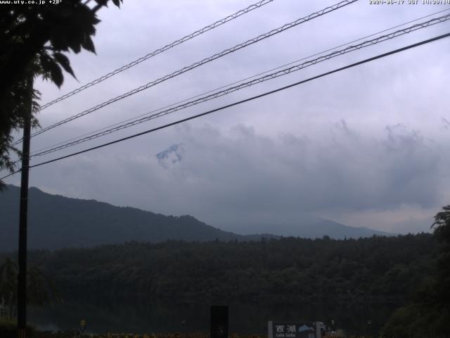 西湖からの富士山