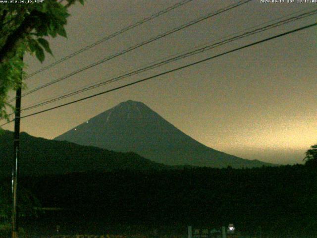 西湖からの富士山