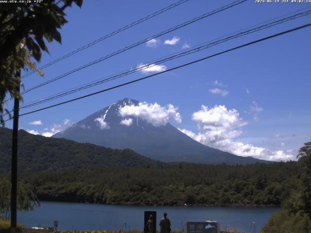 西湖からの富士山