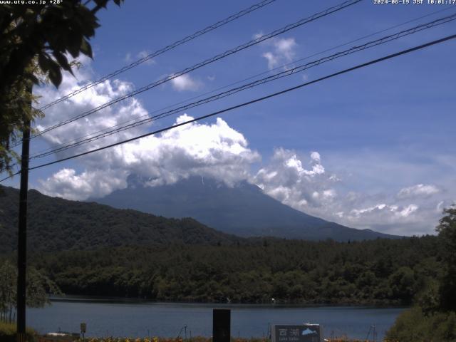 西湖からの富士山