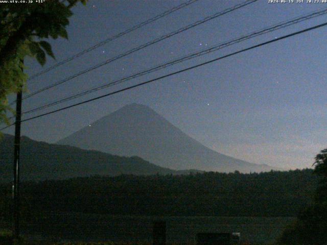 西湖からの富士山