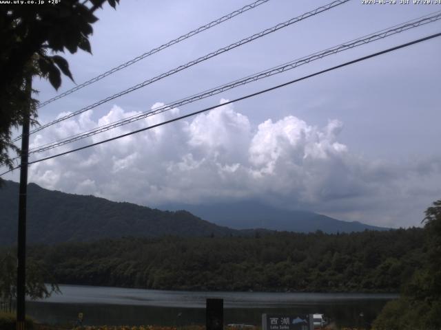 西湖からの富士山