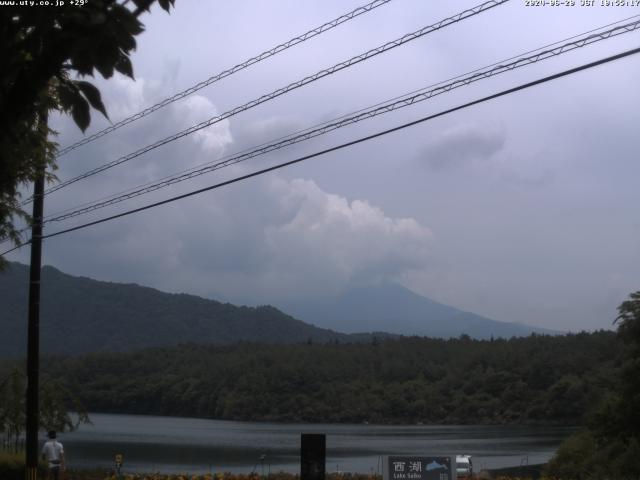 西湖からの富士山