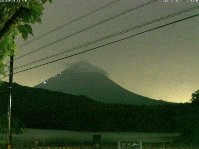 西湖からの富士山