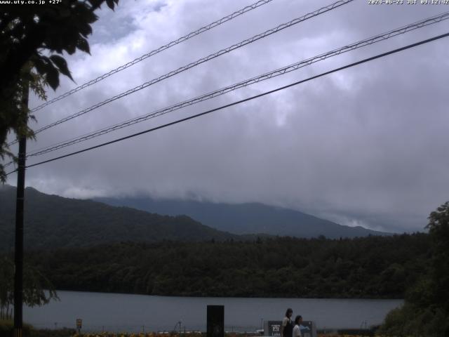 西湖からの富士山