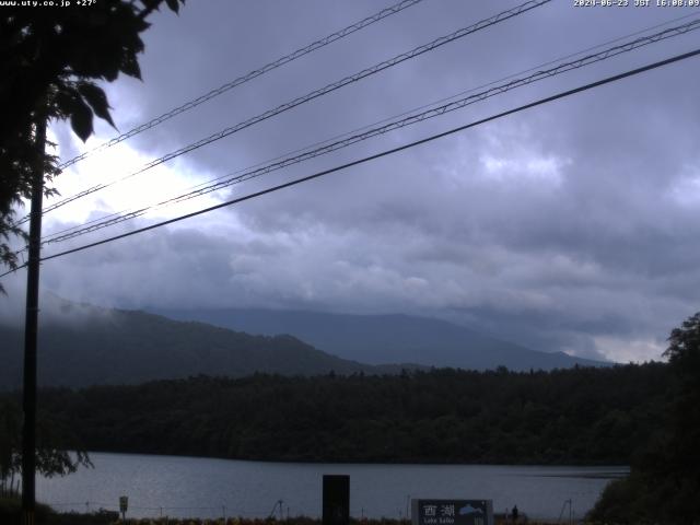 西湖からの富士山