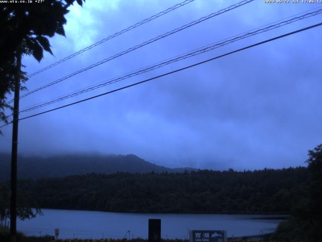 西湖からの富士山