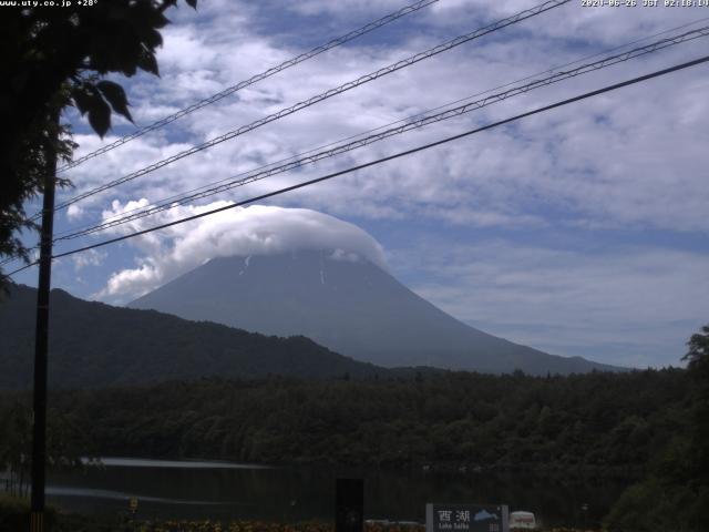 西湖からの富士山