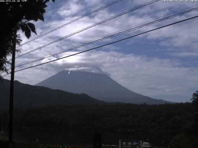 西湖からの富士山