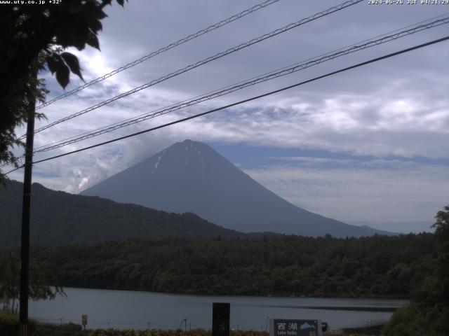 西湖からの富士山