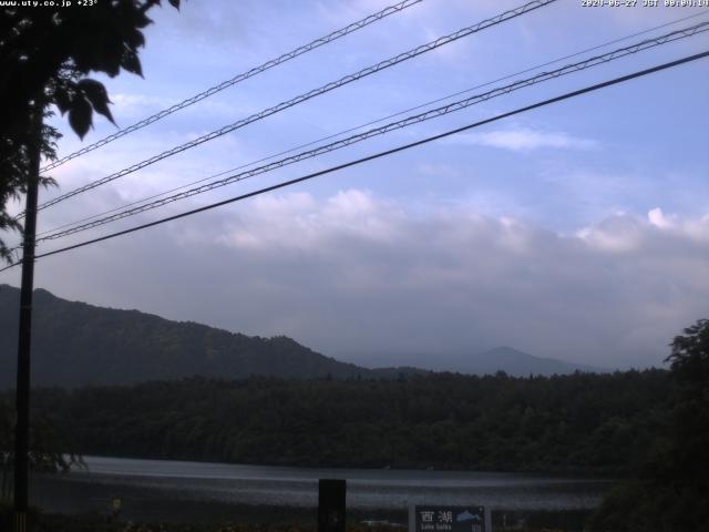 西湖からの富士山