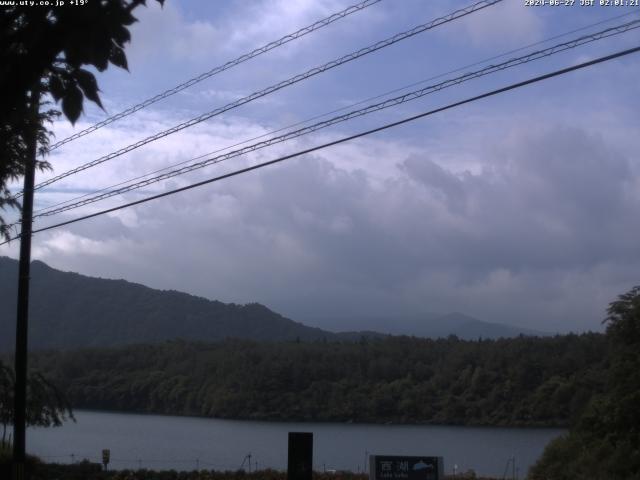 西湖からの富士山