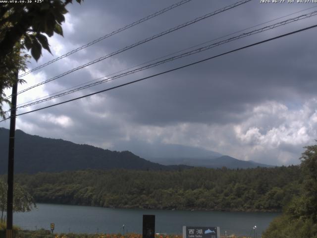 西湖からの富士山