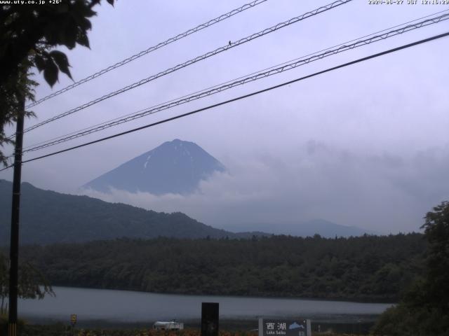 西湖からの富士山