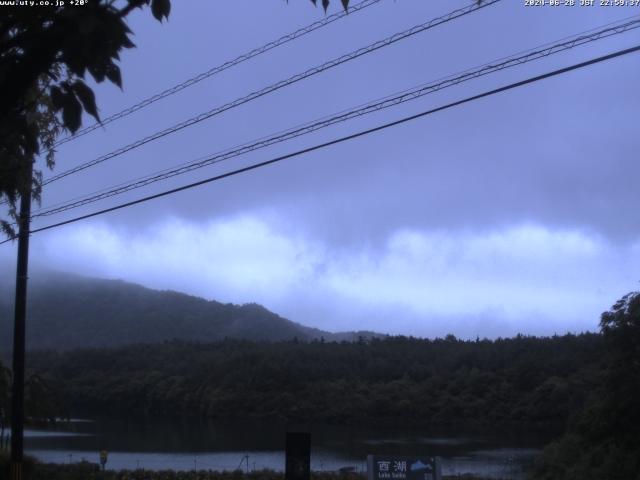 西湖からの富士山