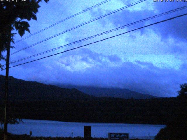 西湖からの富士山