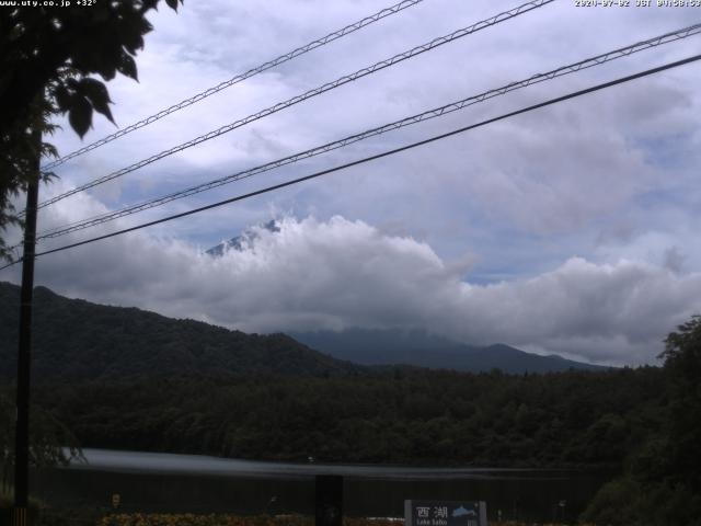 西湖からの富士山