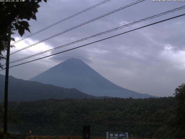 西湖からの富士山