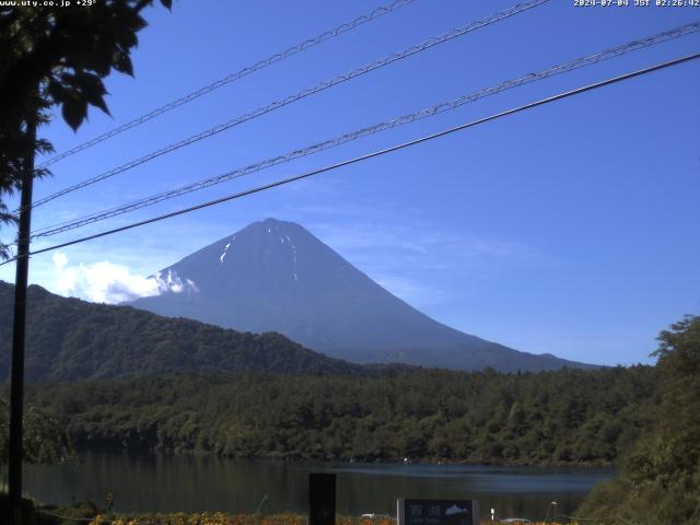 西湖からの富士山