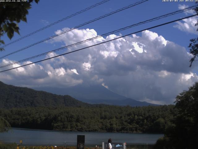 西湖からの富士山