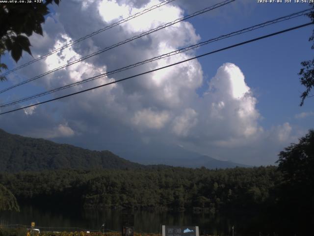 西湖からの富士山