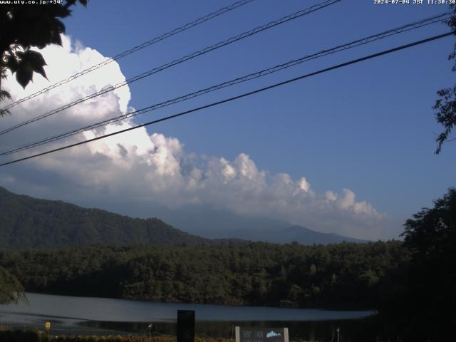 西湖からの富士山