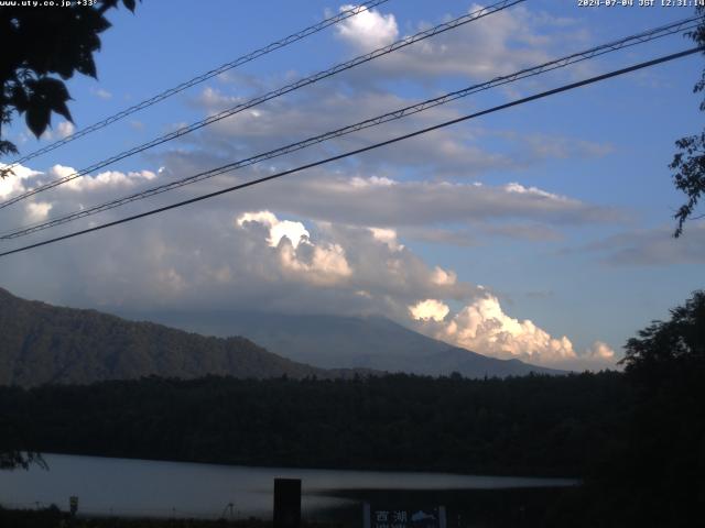 西湖からの富士山