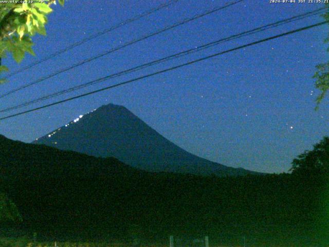 西湖からの富士山