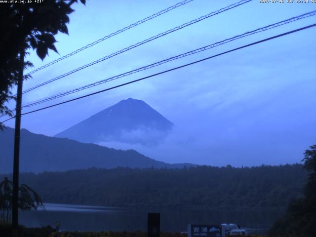 西湖からの富士山