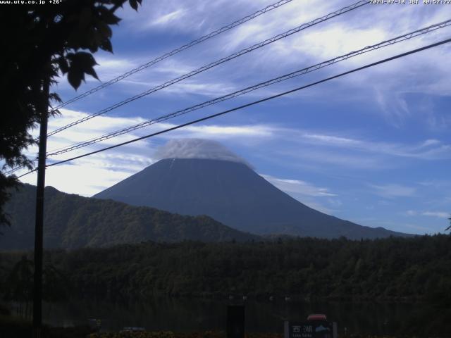 西湖からの富士山