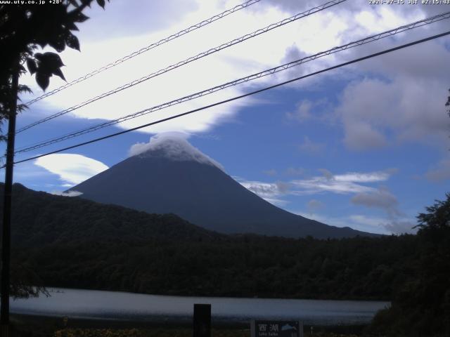 西湖からの富士山