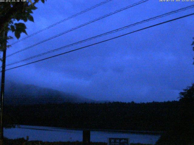 西湖からの富士山