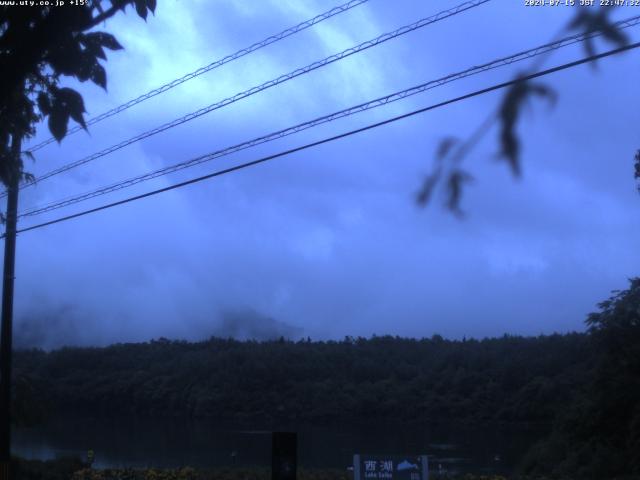 西湖からの富士山