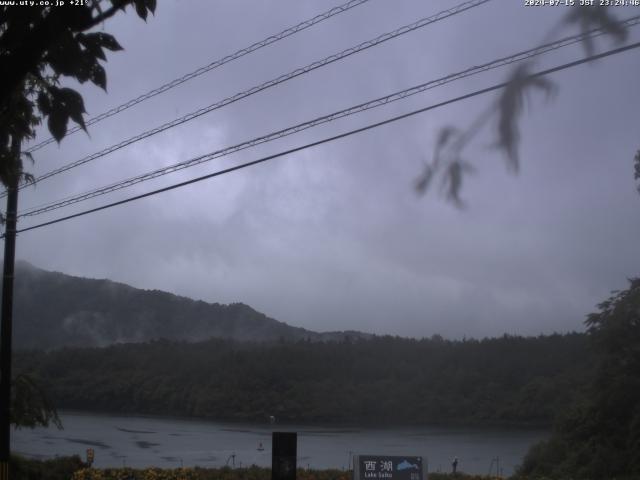 西湖からの富士山