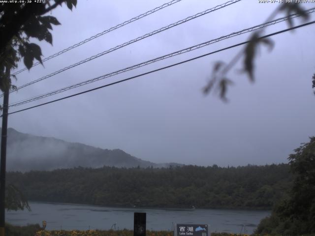 西湖からの富士山