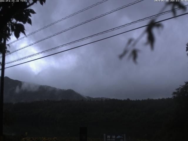 西湖からの富士山