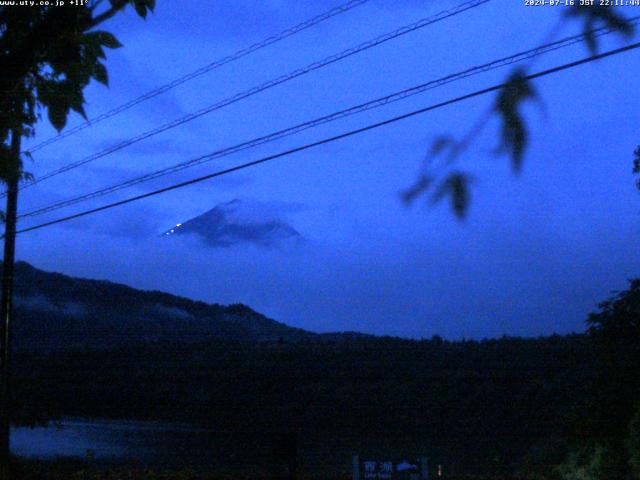 西湖からの富士山