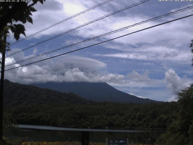 西湖からの富士山