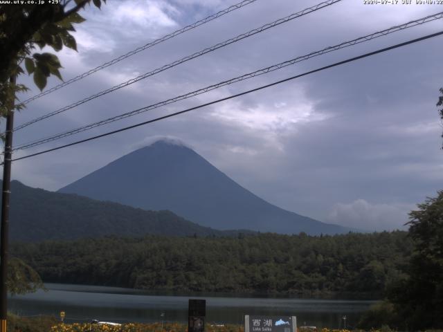 西湖からの富士山