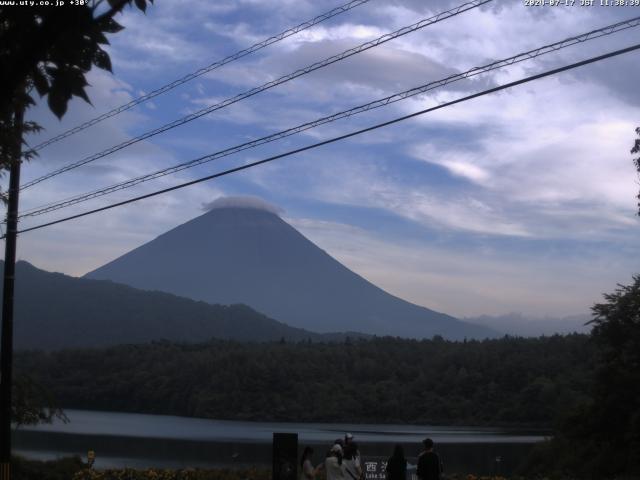 西湖からの富士山