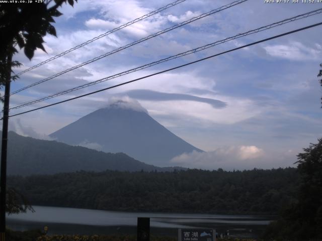 西湖からの富士山